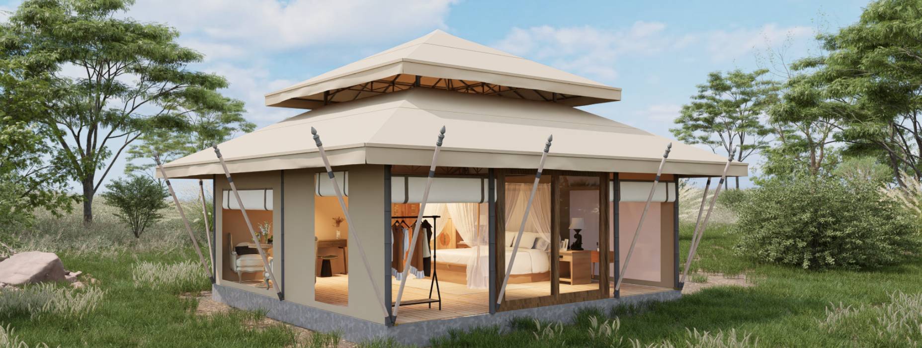 邢台户外野奢帐篷